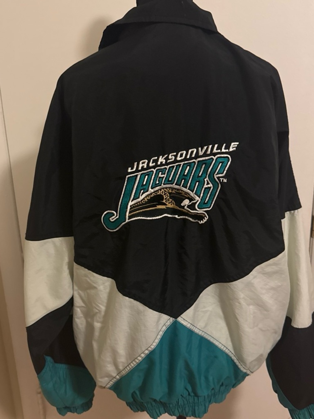 Vintage 90s Jacksonville Jaguars Logo Athletic NFL Pro Line Jacket M AS IS